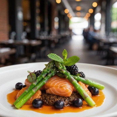 Elegant French dish featuring seasonal Australian ingredients